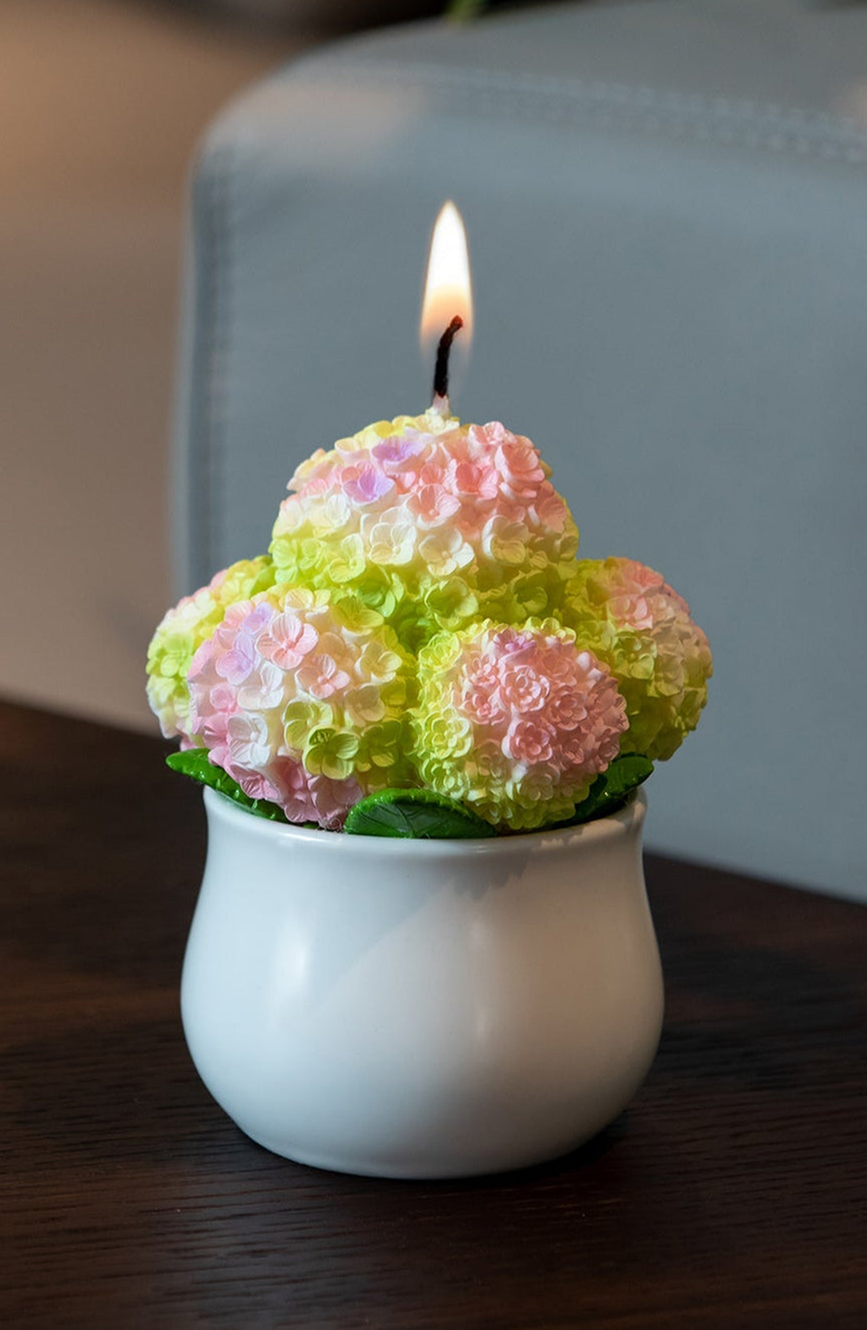 Southlake gifts Hydrangea Candle, Alternate, color, Green