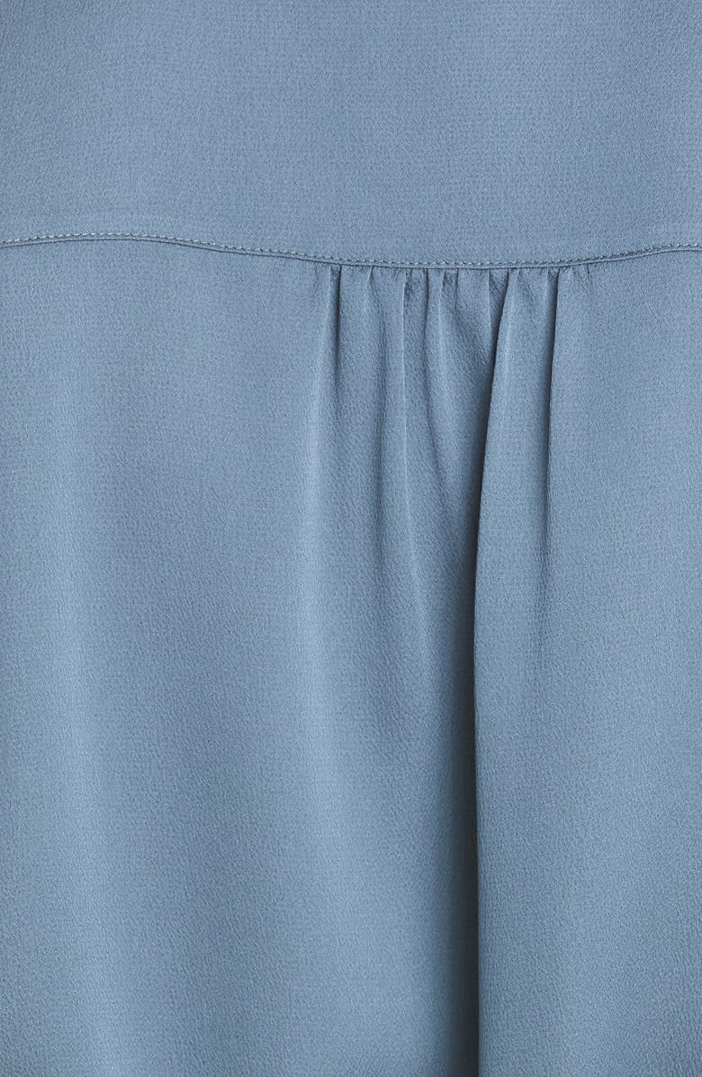 Lafayette 148 New York Gemma Pleated Trim Blouse, Alternate, color, 