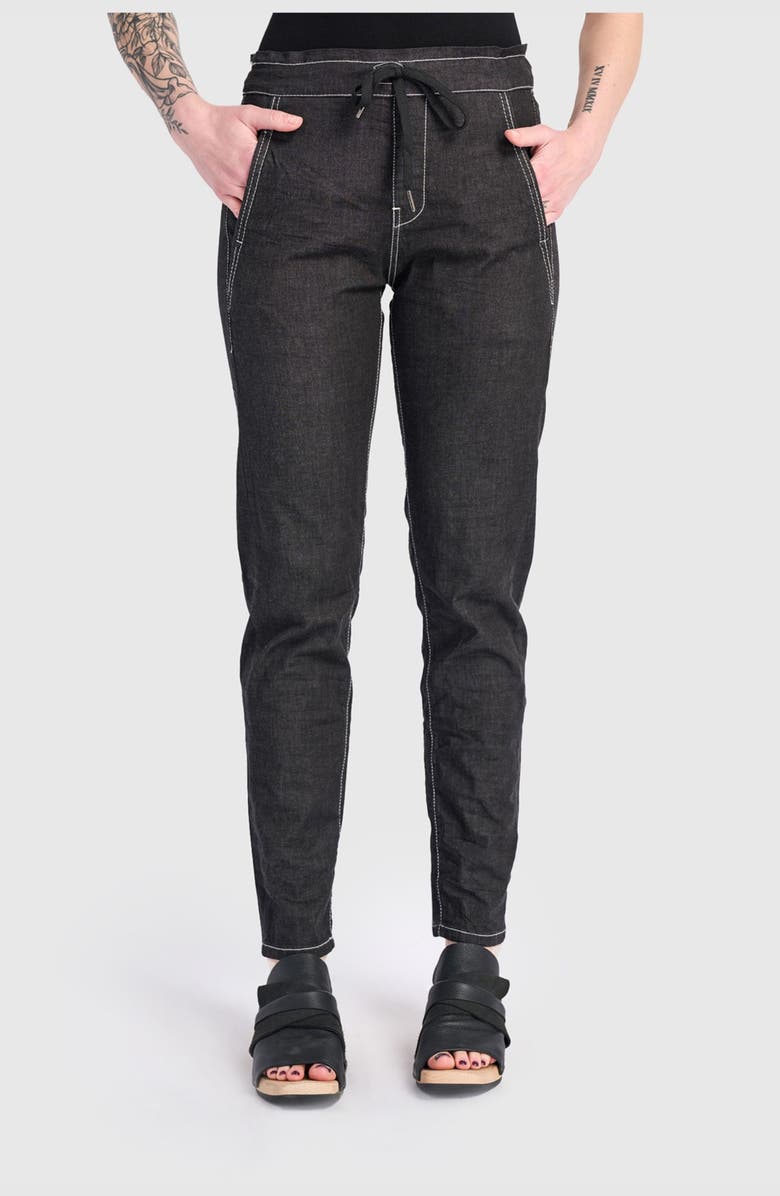 Alembika Jet Iconic Stretch Jeans, Main, color, Jet