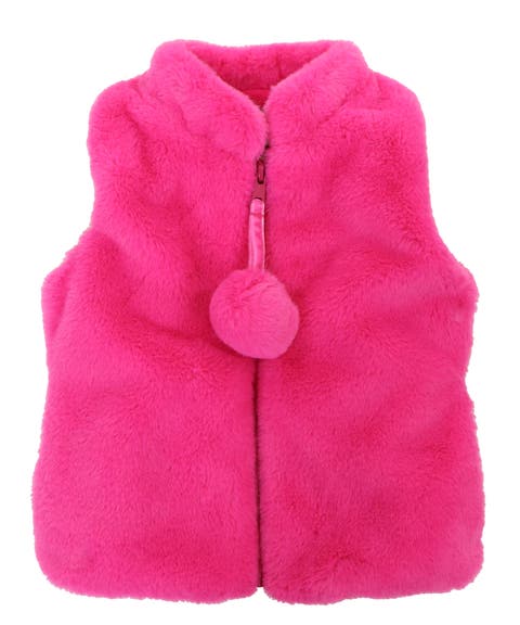 Faux Fur Zip Front Vest (Toddler, Little Kid & Big Kid)