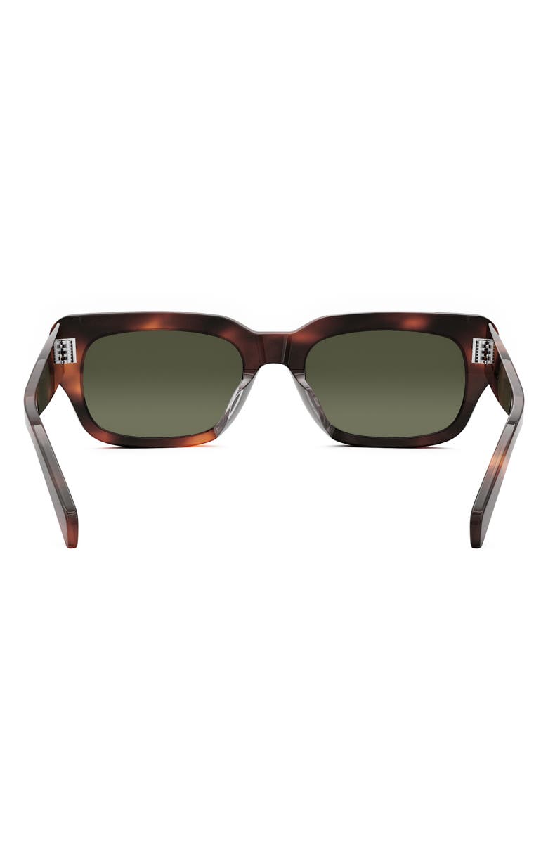 CELINE Bold 3 Dots 54mm Rectangular Sunglasses, Alternate, color, 