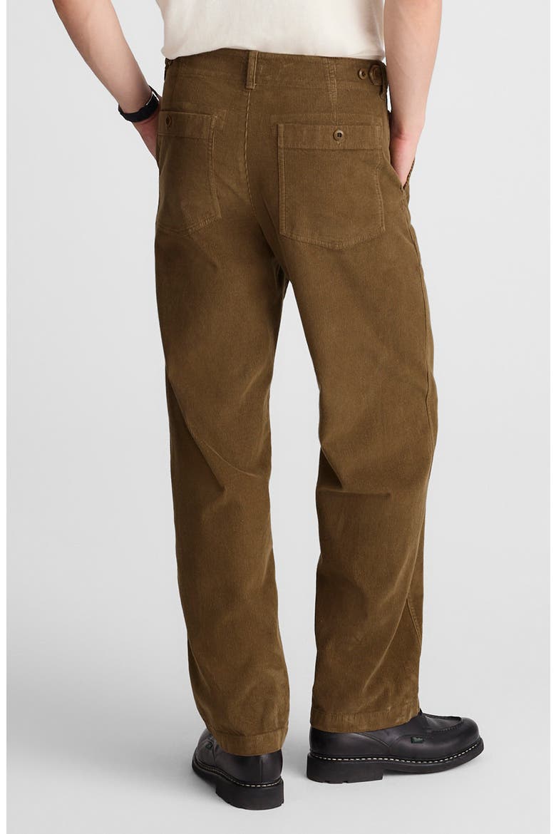 Corduroy Fatigue Pants, Alternate, color, WOODLAND BROWN