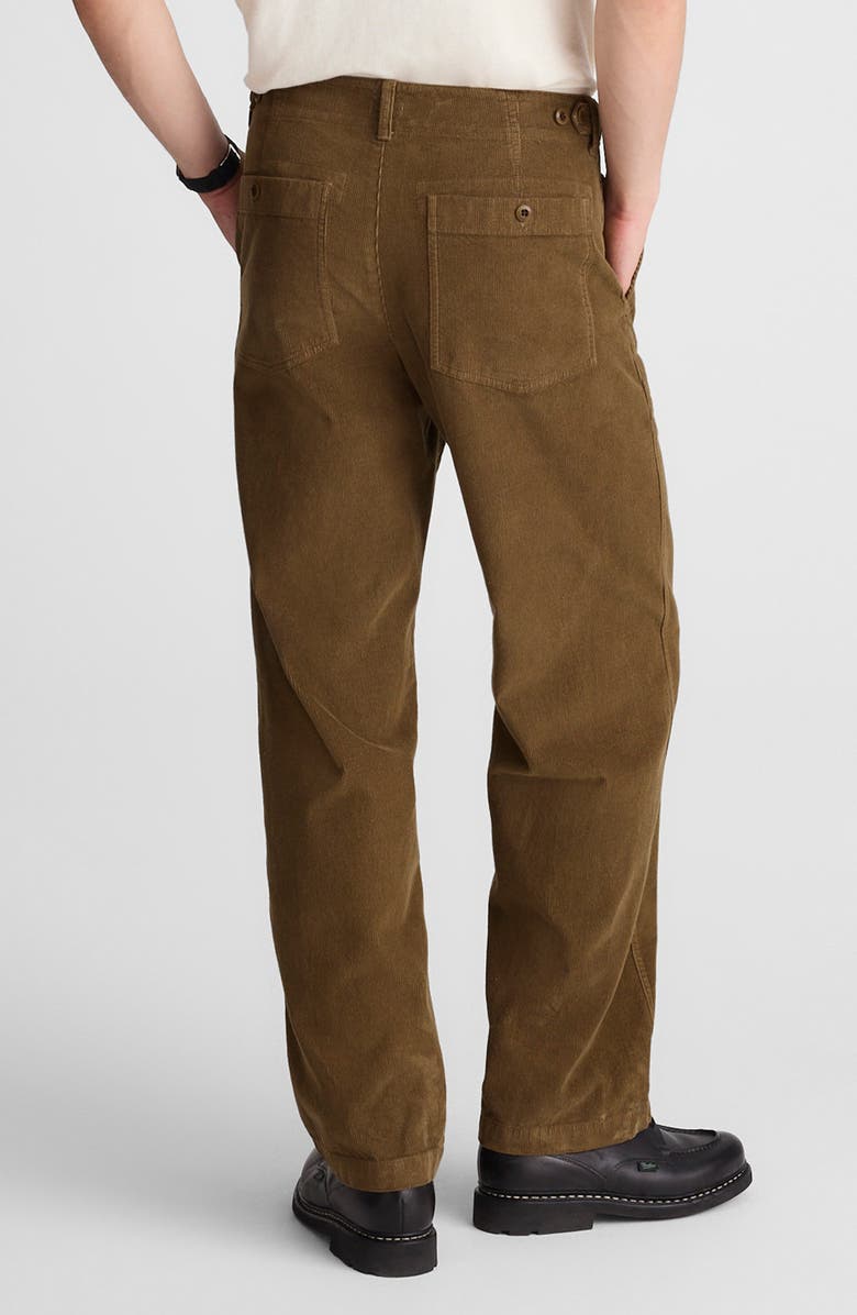 Madewell Corduroy Fatigue Pants, Alternate, color, Woodland Brown