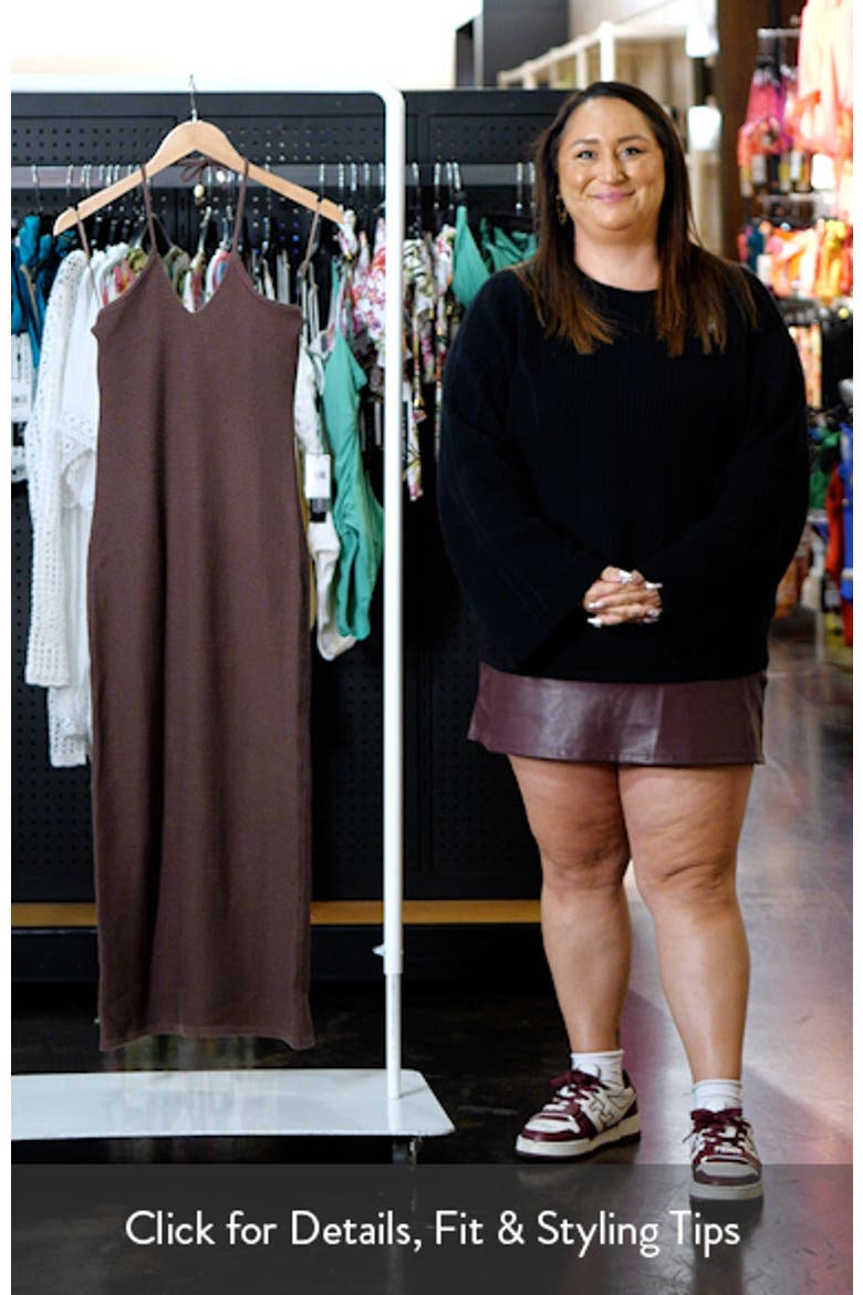 Darya Cotton Blend Halter Sweater Dress video