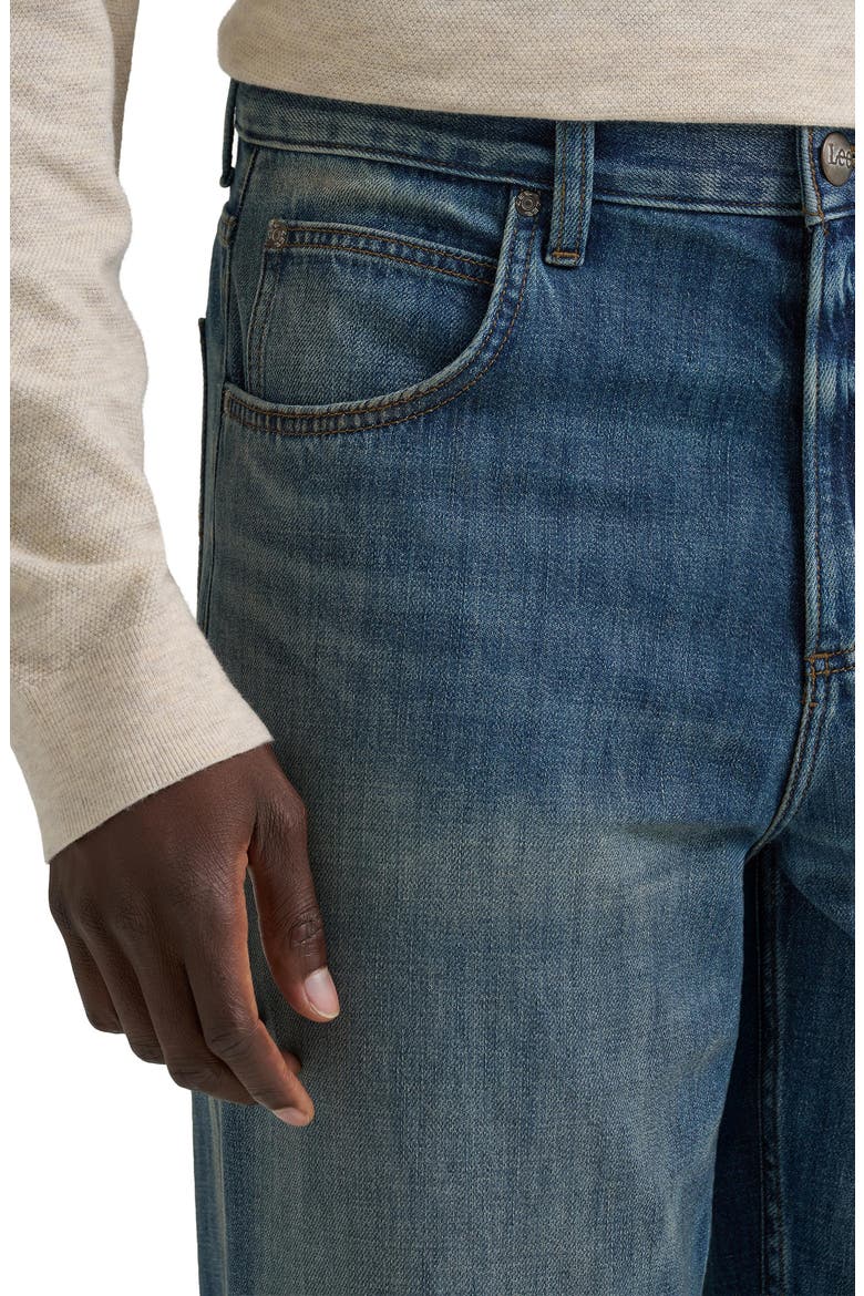 Henry High Waist Baggy Leg Jeans, Alternate, color, BACKBEAT