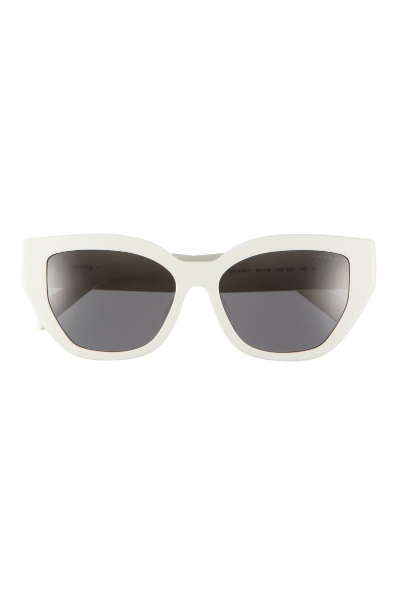 55mm Butterfly Sunglasses, Main, color, BONE