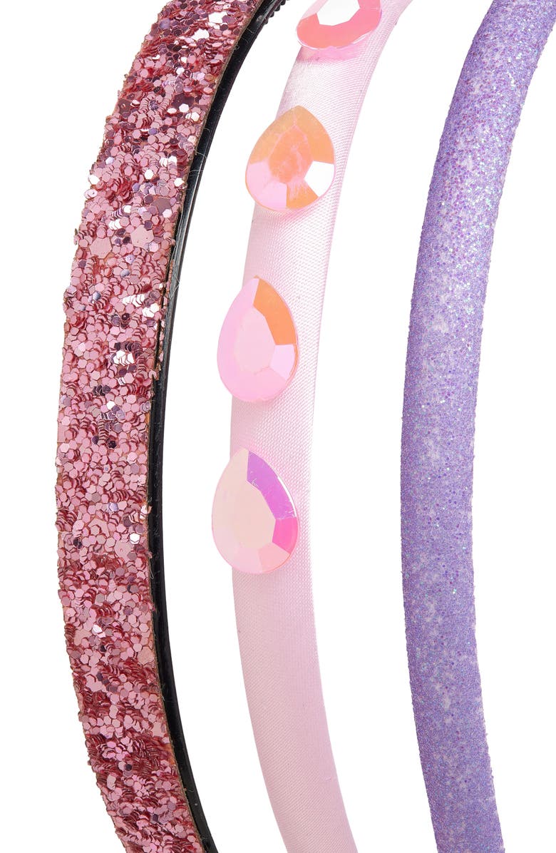 Cara Kids
 Set of 3 Headbands, Alternate, color, Purple Multi