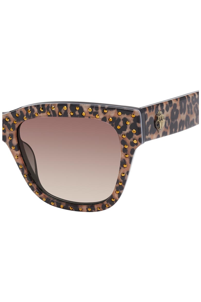 52mm Cat Eye Sunglasses, Alternate, color, BROWN GRADIENT