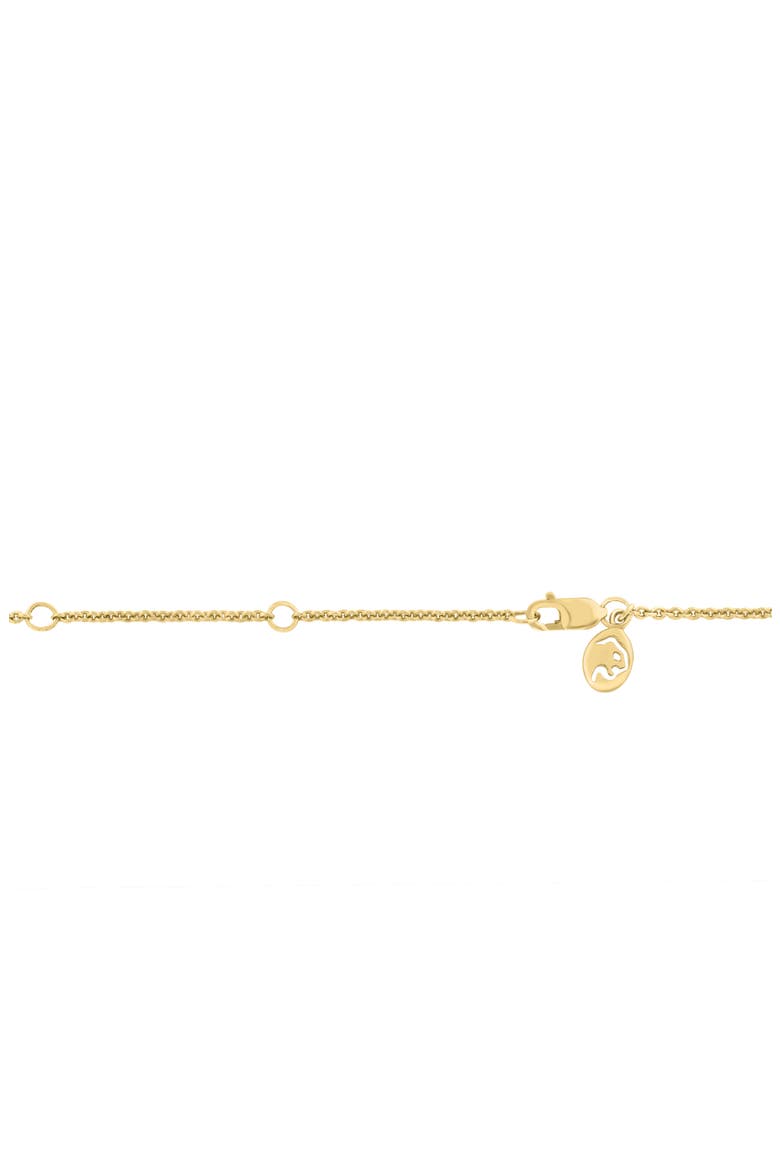 14k Gold Plated Lab Grown Diamond Station Necklace, Alternate, color, GOLD