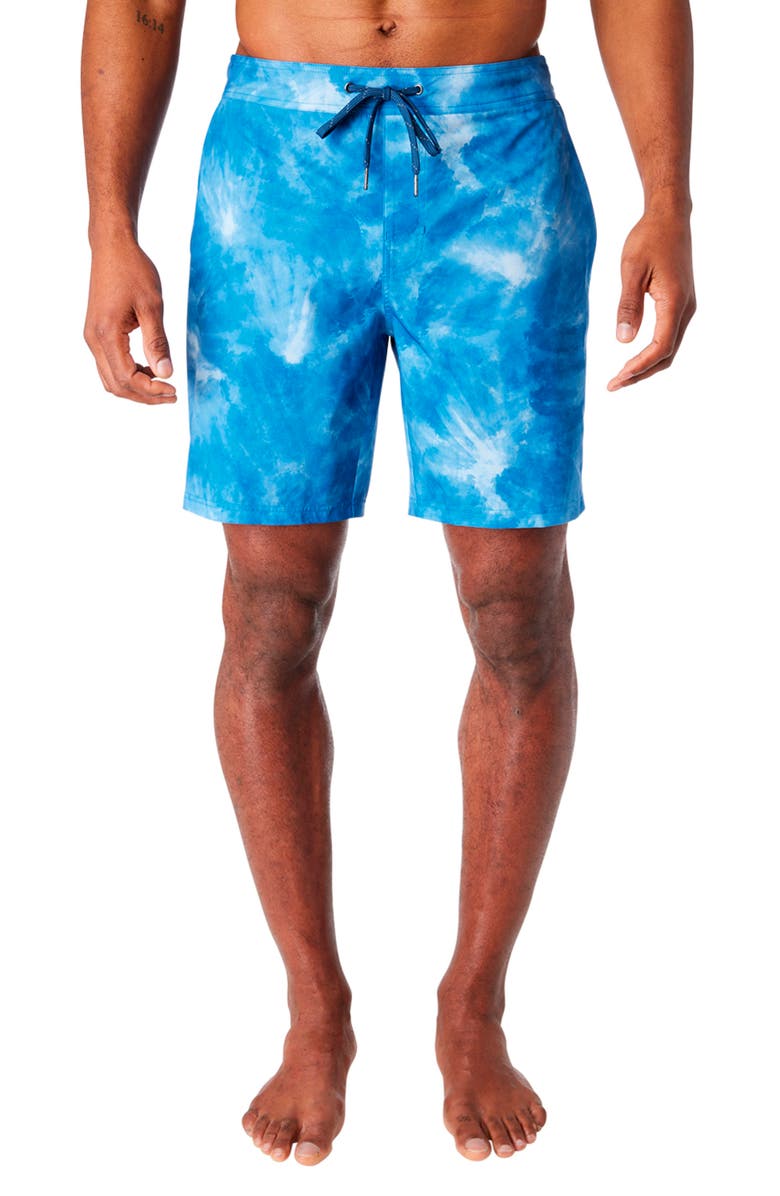 Fair Harbor Ozone Lined Swim Trunks, Main, color, Clark Blue
