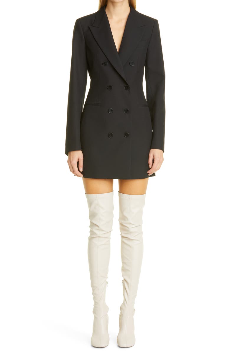 Stella McCartney Double Breasted Wool Blazer Dress, Main, color, 