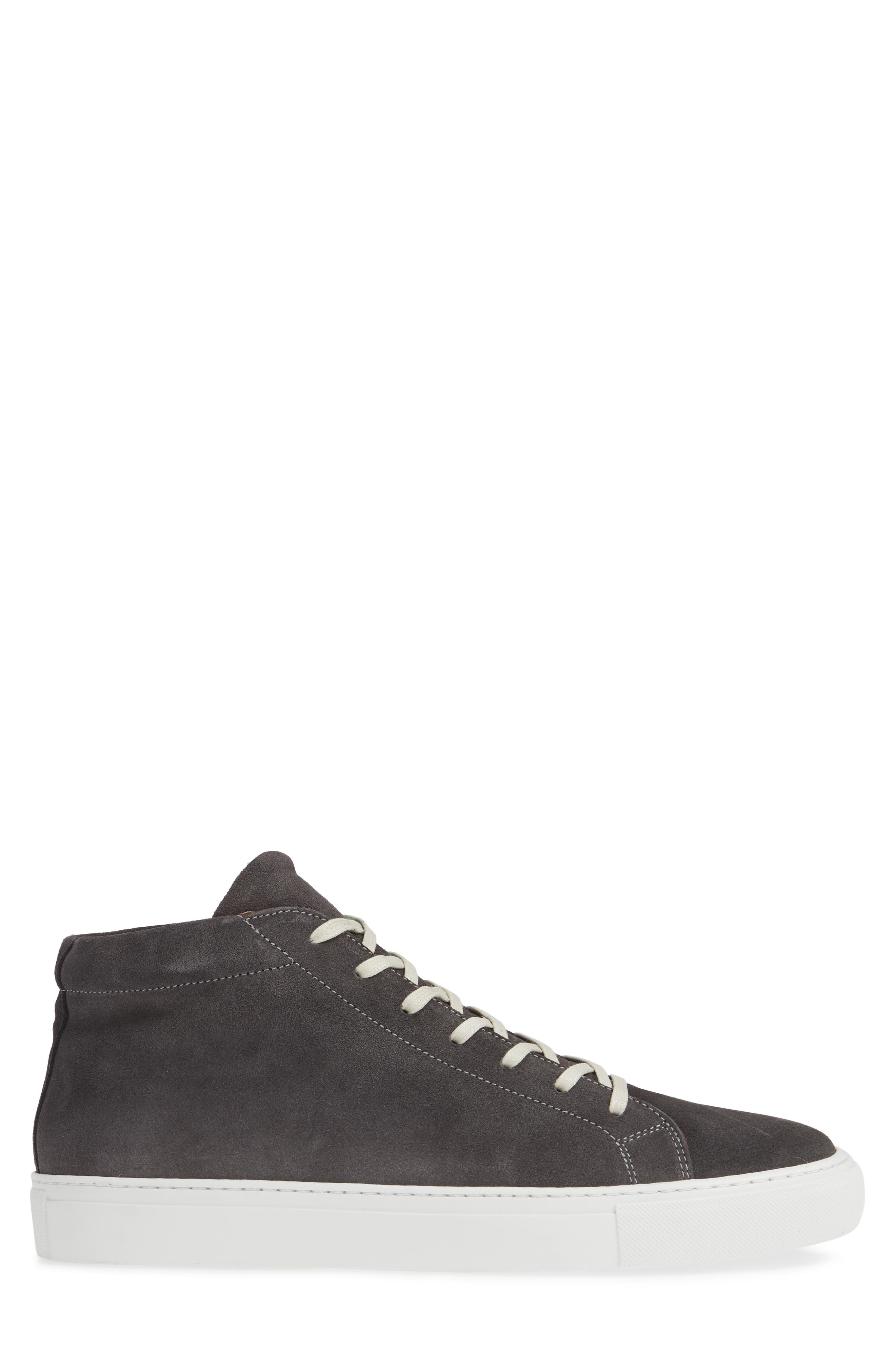 Deacon Mid Sneaker, Alternate, color, GREY SUEDE