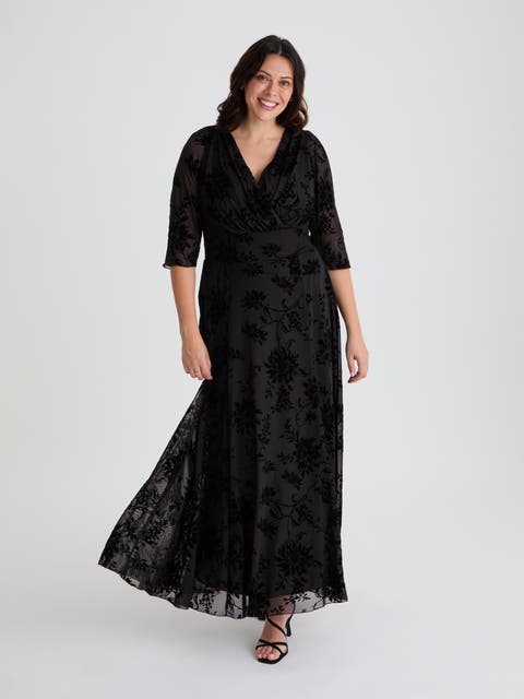 Verity Vintage Floral Maxi Dress