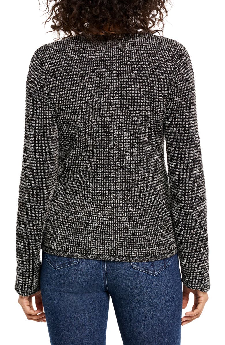 NIC+ZOE Pixel 4-Way Cotton Blend Convertible Cardigan, Alternate, color, Neutral Multi