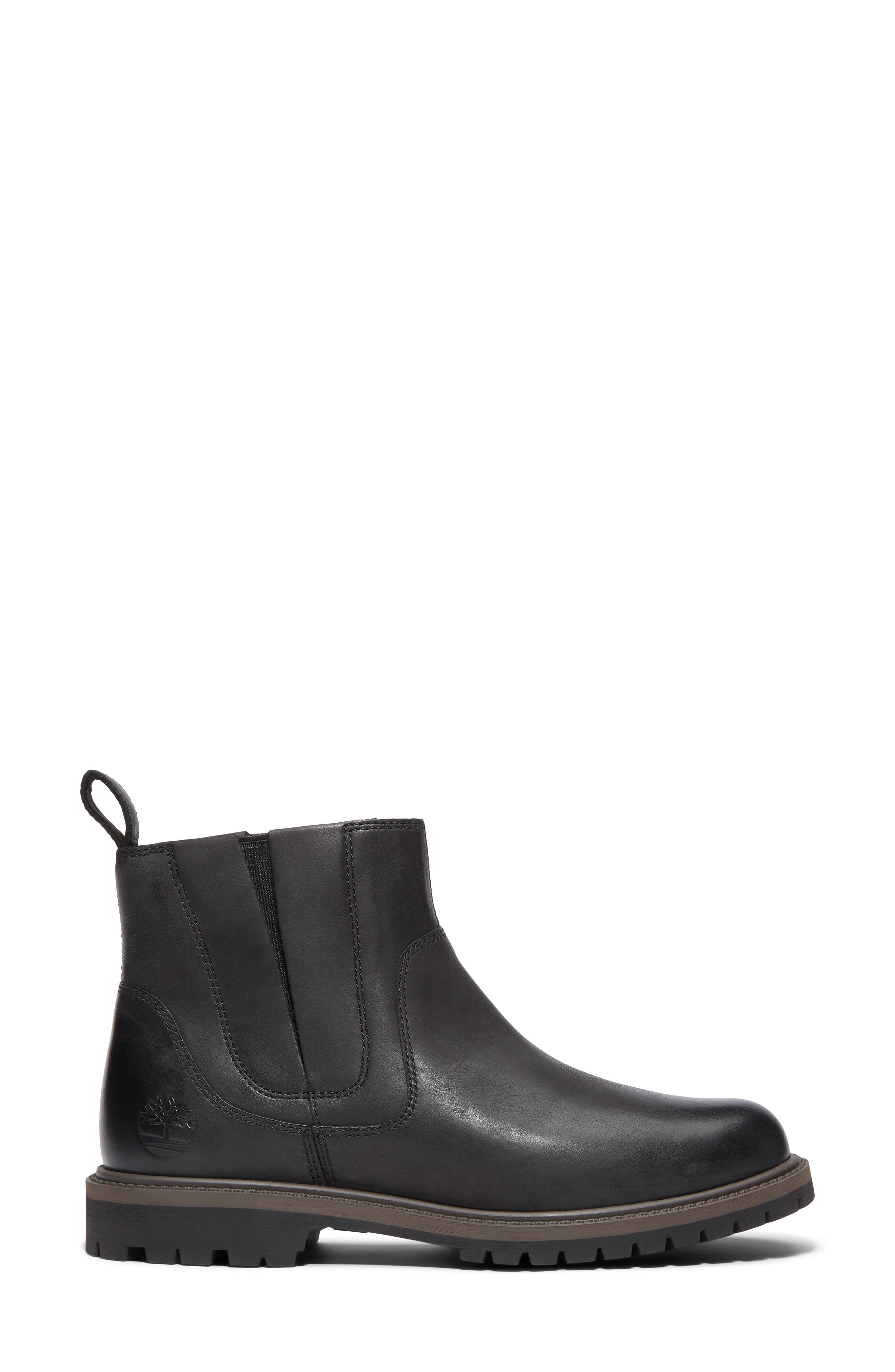 Timberland Premium Mid Chelsea Boot, Alternate, color, Black Full Grain