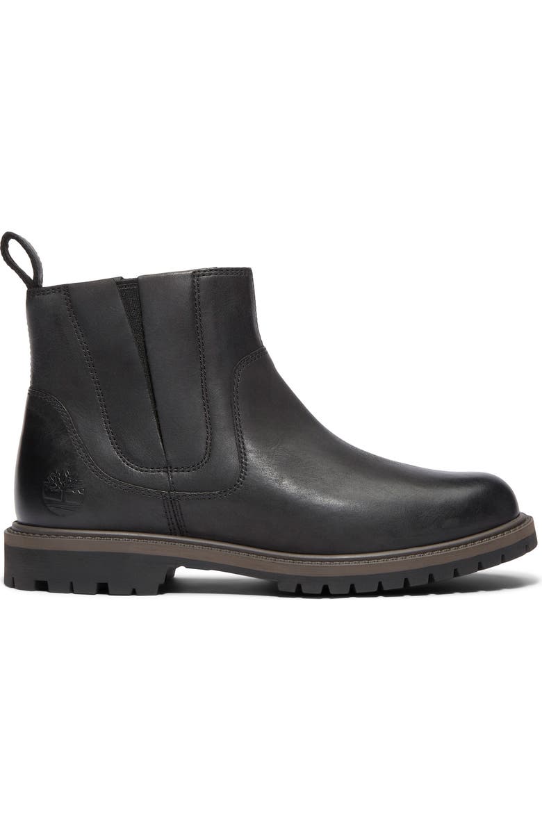Timberland Premium Mid Chelsea Boot, Alternate, color, Black Full Grain