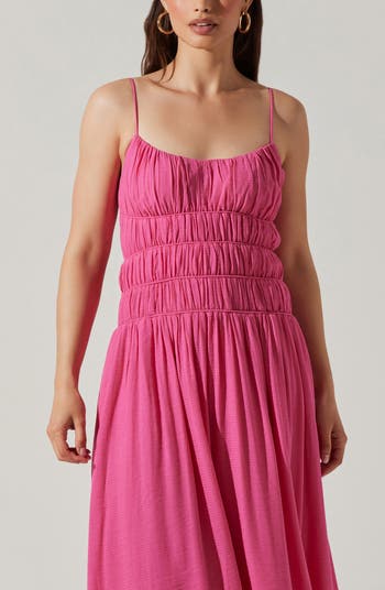 Andrina Shirred Maxi Sundress