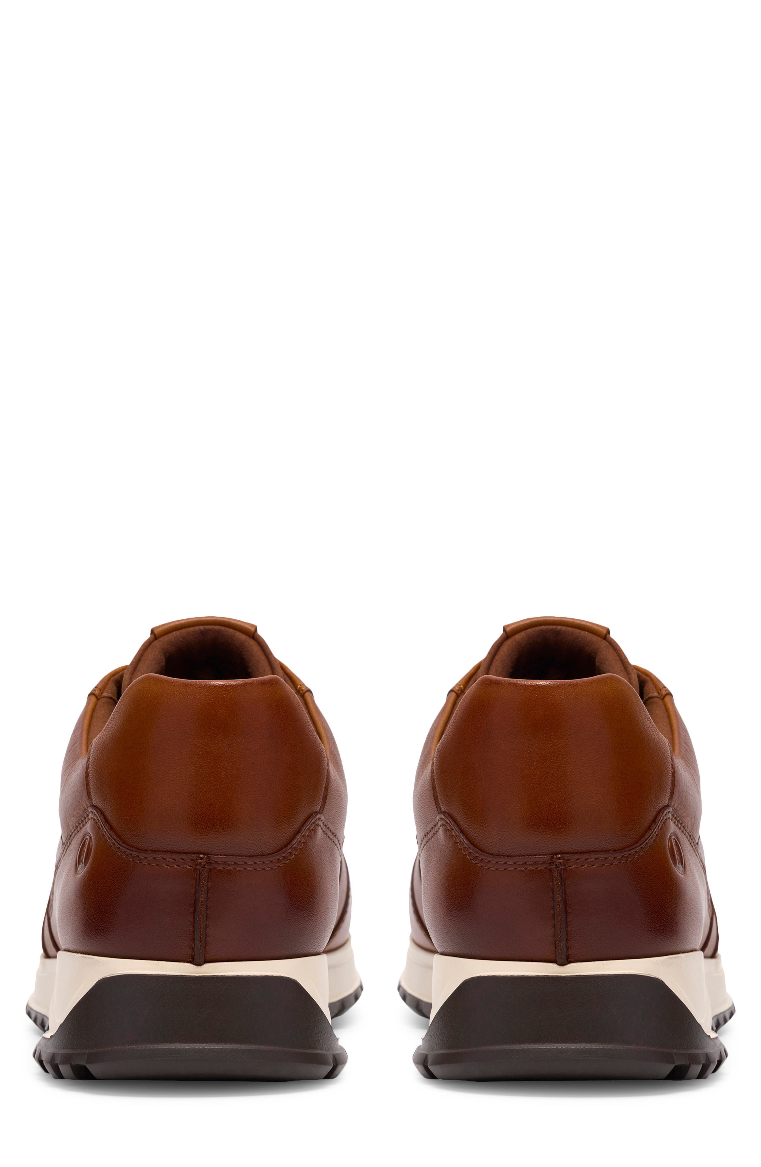 Radwell Lace-Up Leather Sneaker, Alternate, color, TAN LEATHER