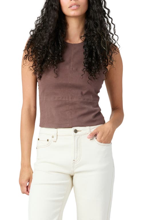 Tt Studios Sadie Crew Neck Tank Top In Gray