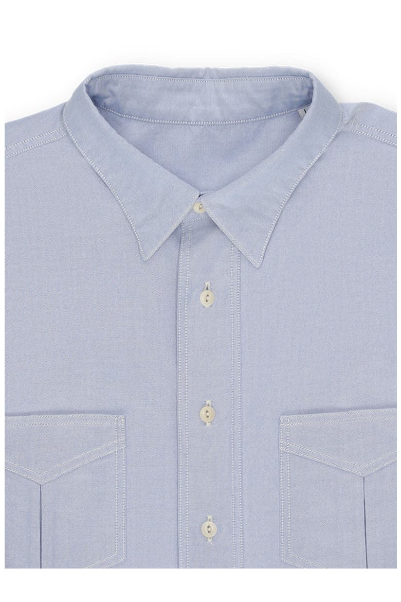 Osumi Cotton Oxford Shirt, Alternate, color, SKY