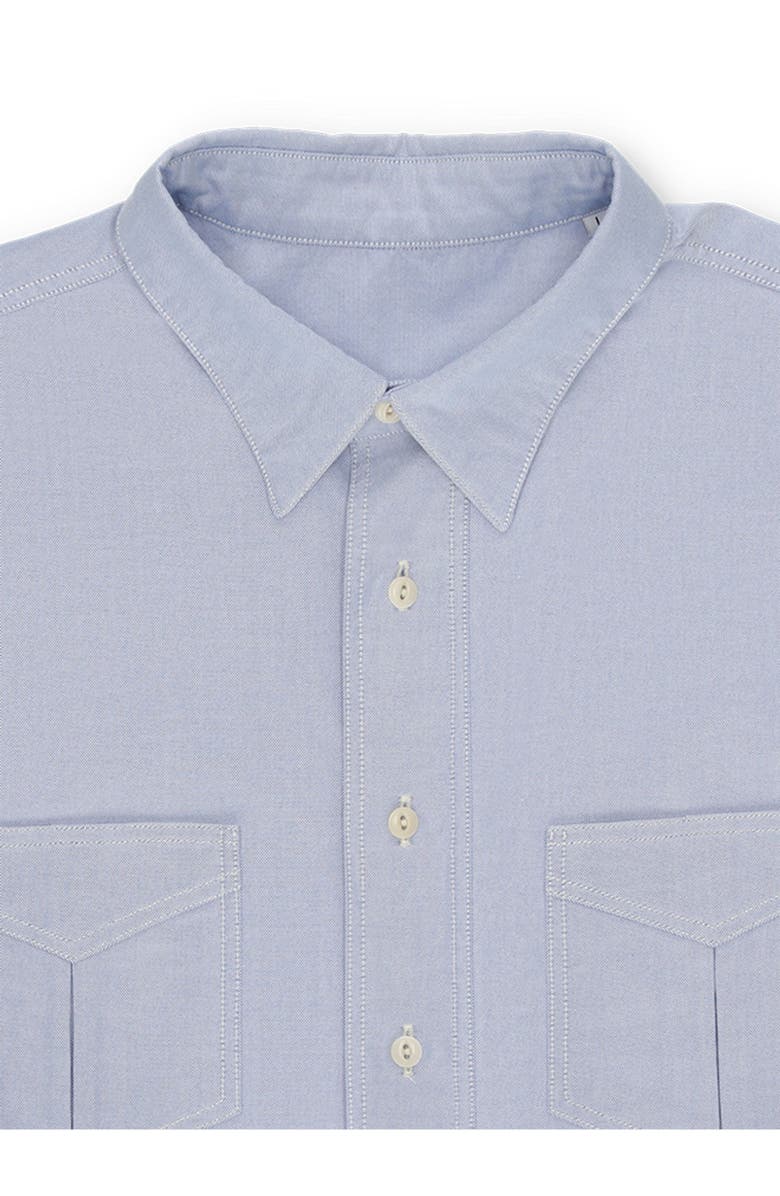 Fortela Osumi Cotton Oxford Shirt, Alternate, color, Sky