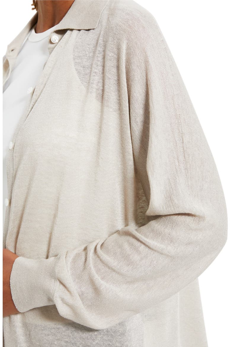 Relaxed Fit Linen Blend Shirt, Alternate, color, FADED OAT