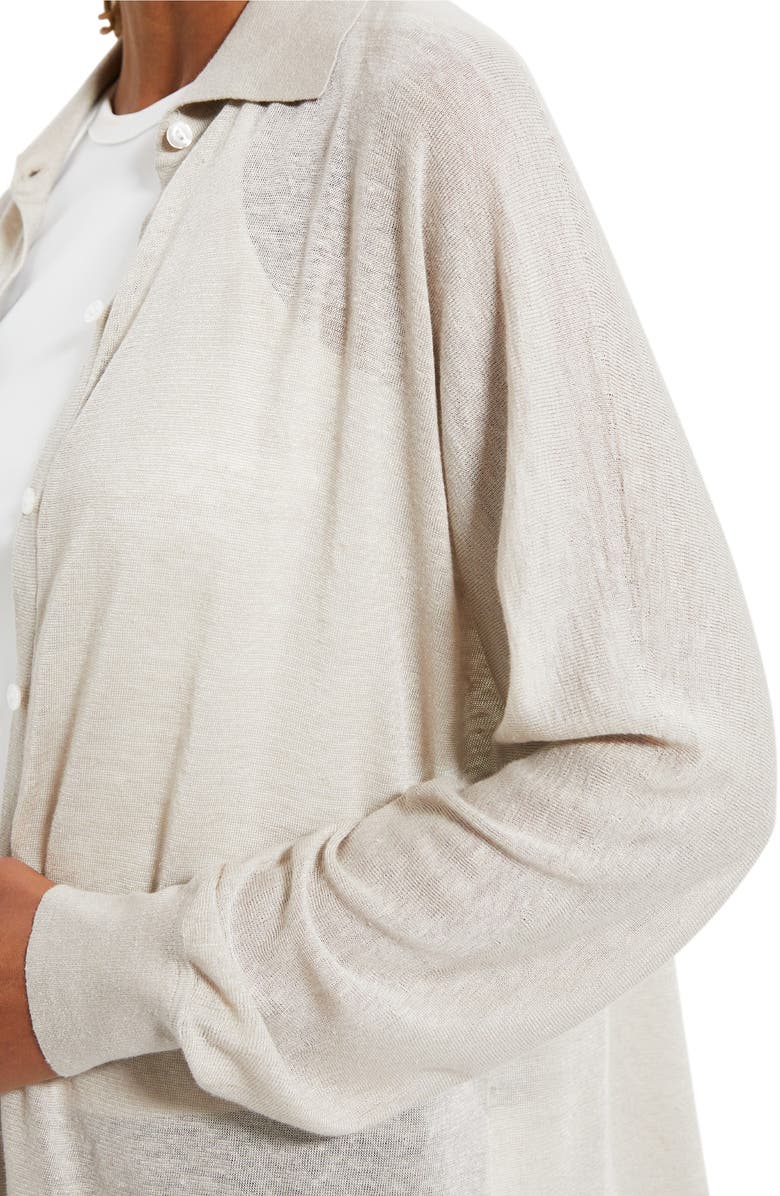 Theory Relaxed Fit Linen Blend Shirt, Alternate, color,