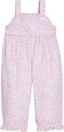 Little English Kids' Floral Ruffled Hem Overall