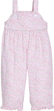Little English Kids' Floral Ruffled Hem Overall