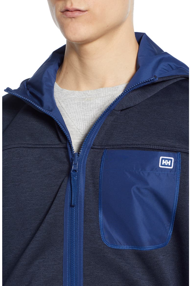 Verket Reversible Zip Hoodie, Alternate, color, CATALINA BLUE