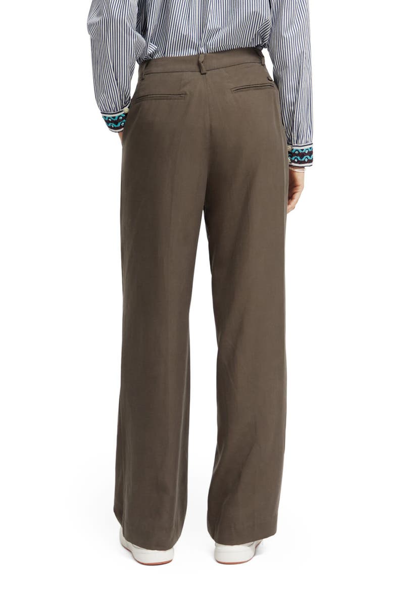 Drapey Wide Leg Pants, Alternate, color, DARK TAUPE