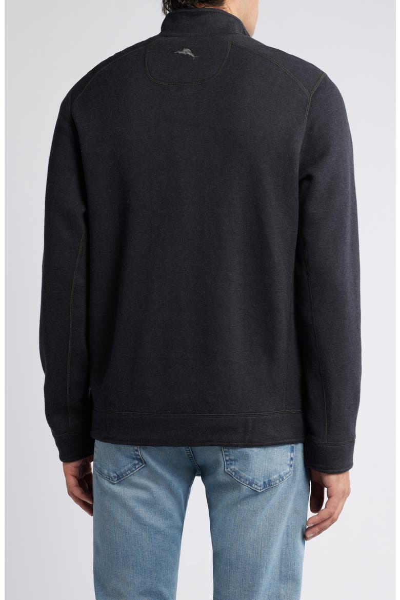 New Flip Coast Half Zip Pullover, Alternate, color, BLACK