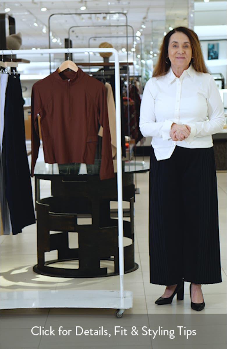 Julie Quarter Zip Top, sales video thumbnail