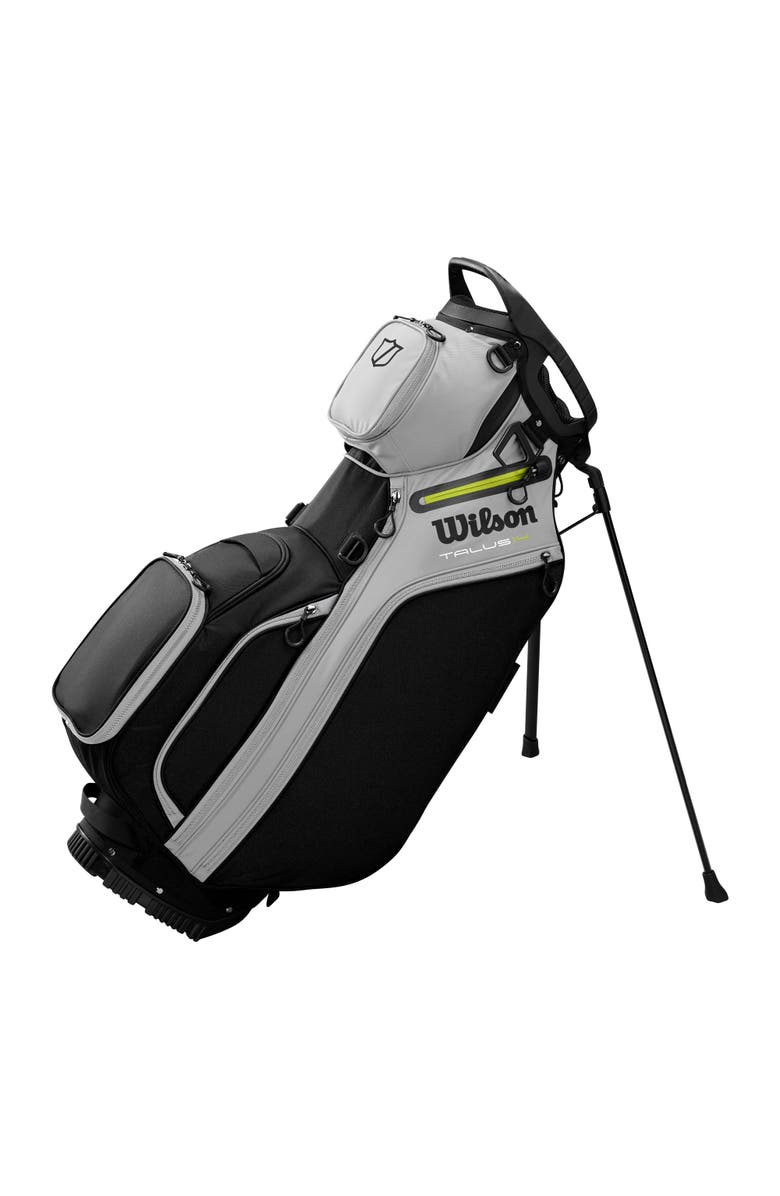 WILSON Talus 14 Golf Stand Bag, Main, color, Black/Grey/Yellow