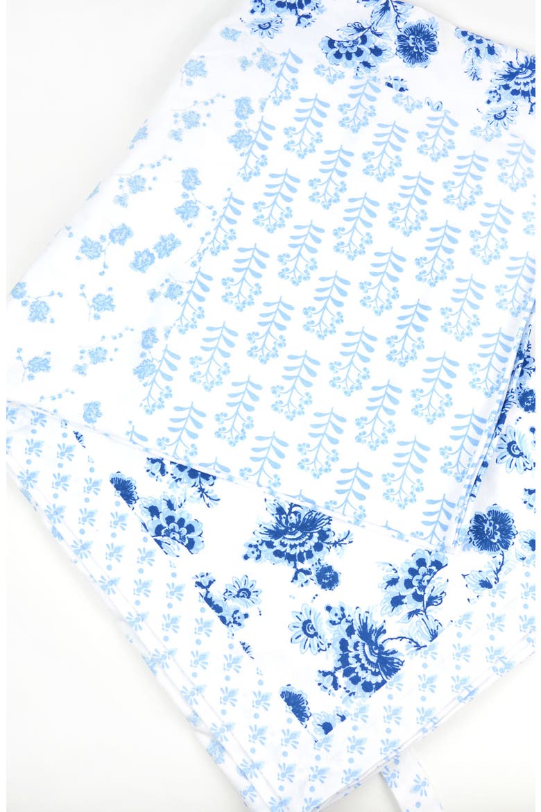 Floral Patchwork Cotton Picnic Blanket, Alternate, color, MULTI