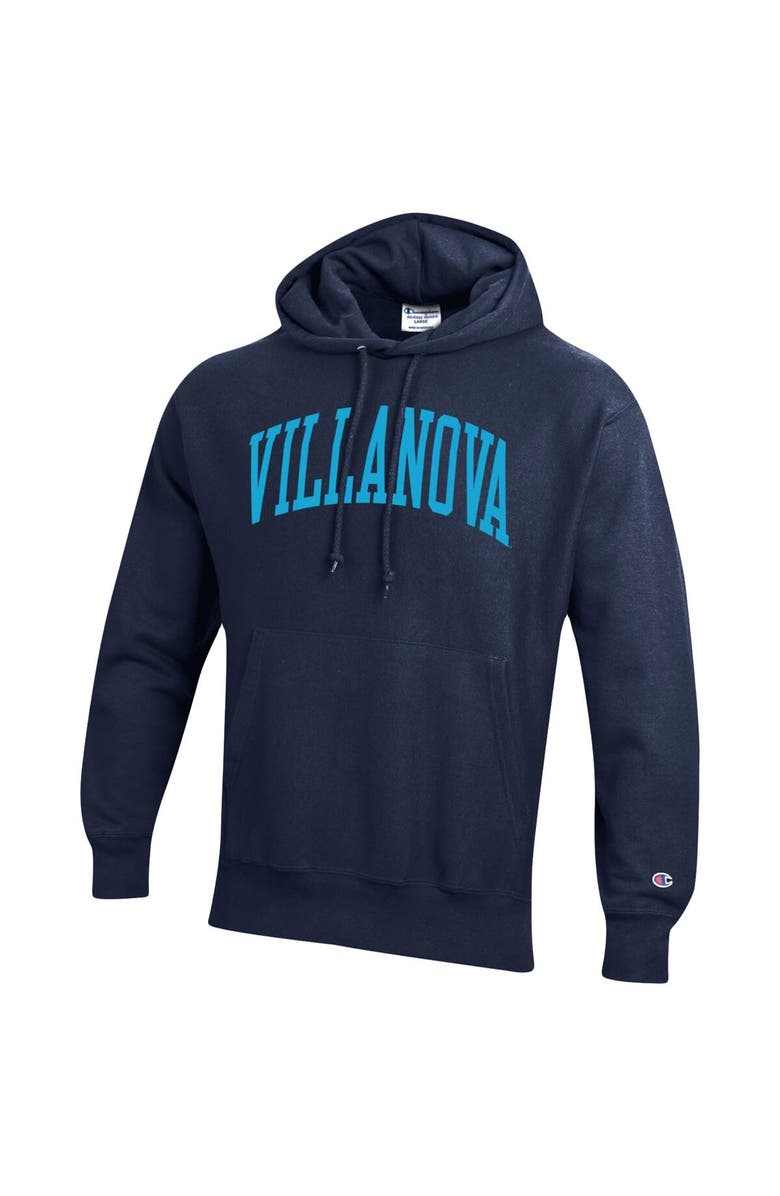 Champion Men's Champion Navy Villanova Wildcats Team Arch Reverse Weave Pullover Hoodie, Alternate, color,