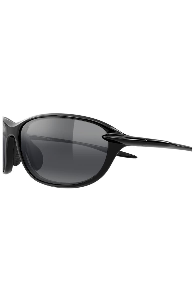 62mm PolarizedPlus2® Oval Sunglasses, Alternate, color, BLACK