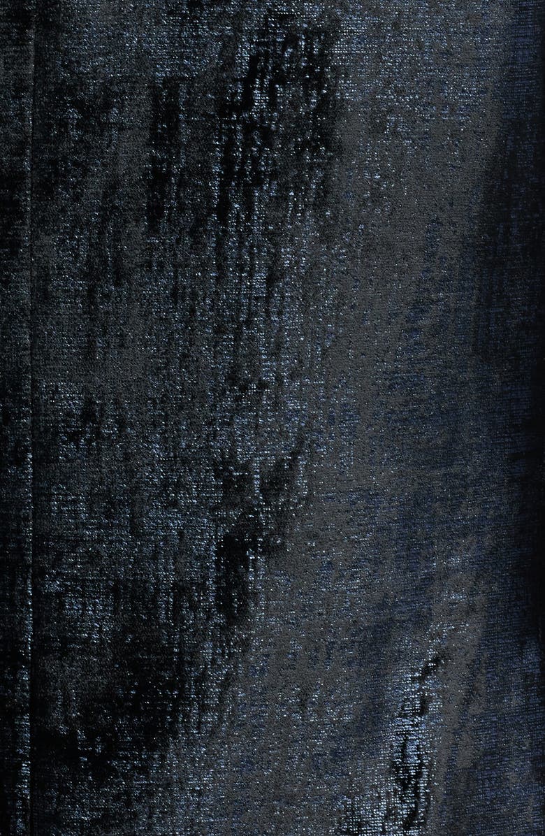 Zanella Fulton Metallic Burnout Dinner Jacket, Alternate, color, Black