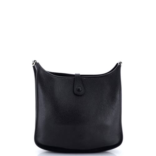 Pre-owned Hermes Hermes Evelyne Bag Gen I Clemence Pm In Black