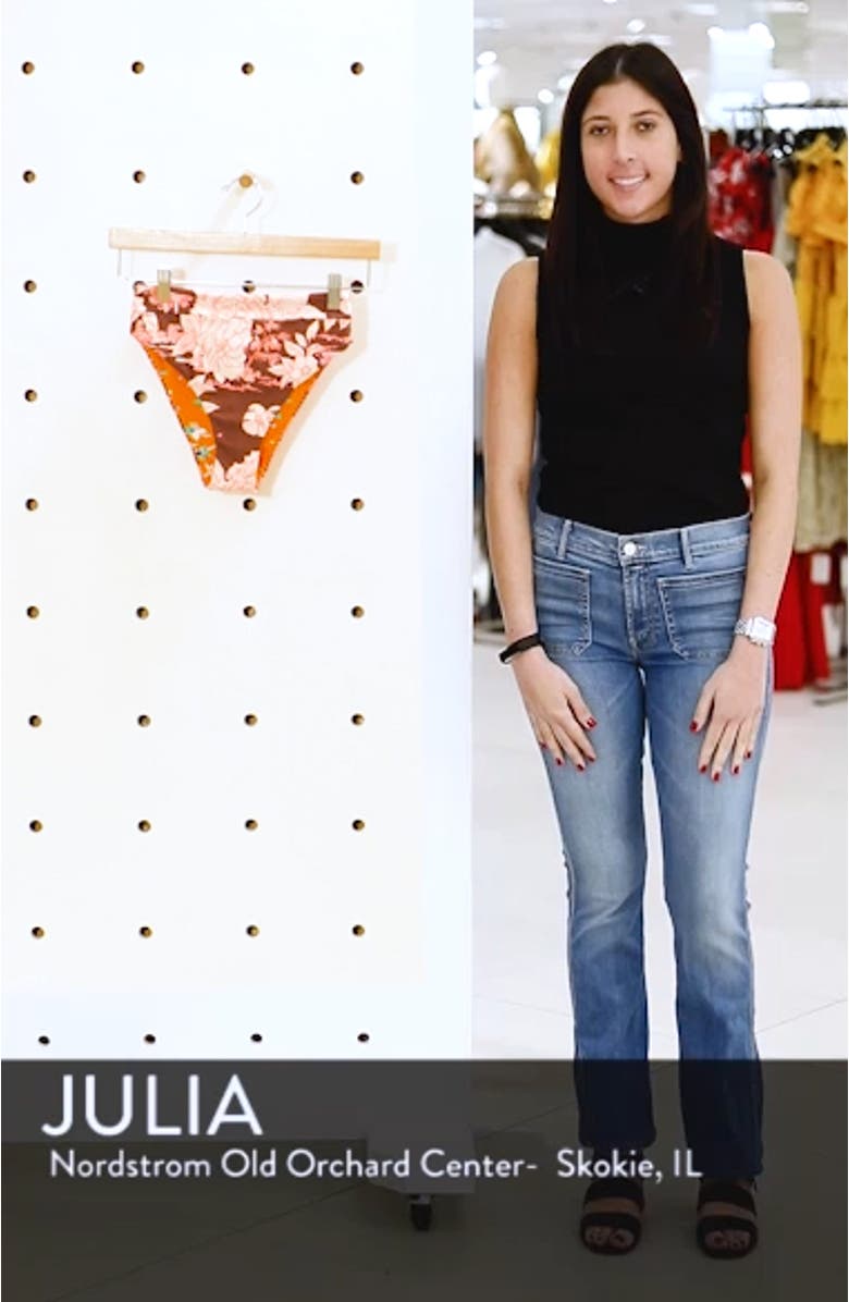 Snake Charmer Suzy Q High Waist Reversible Bikini Bottoms, sales video thumbnail