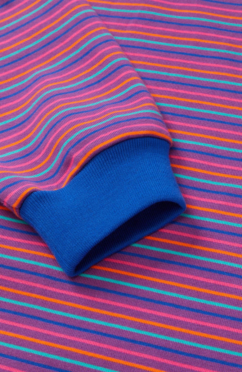 BEAMS High Gauge Stripe Sweater T-Shirt, Alternate, color, 