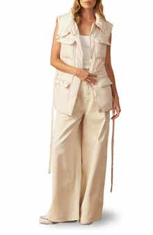 FLYING TOMATO Channel Quilted Puffer Vest