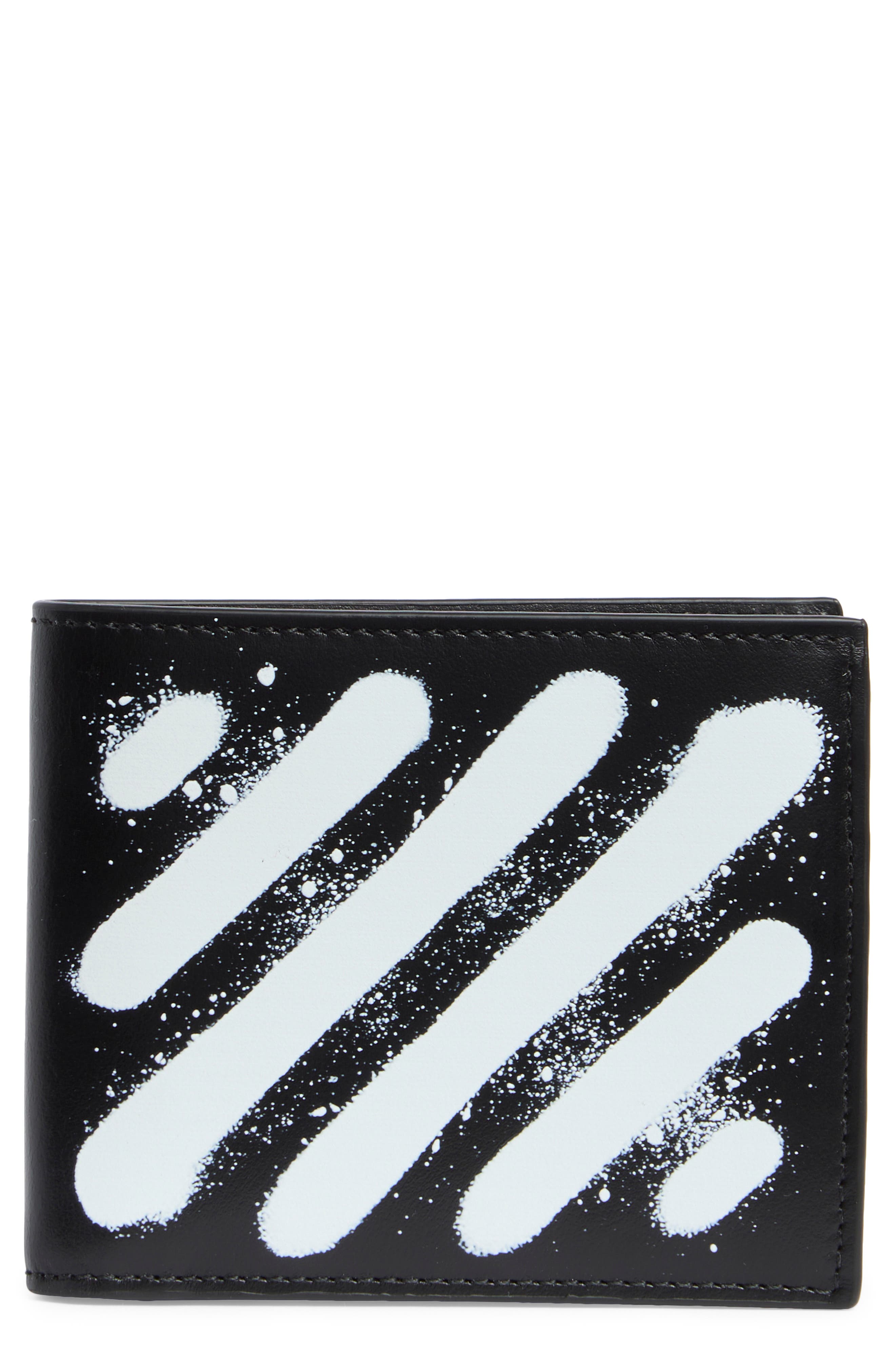 Off-White Leather Bifold Wallet