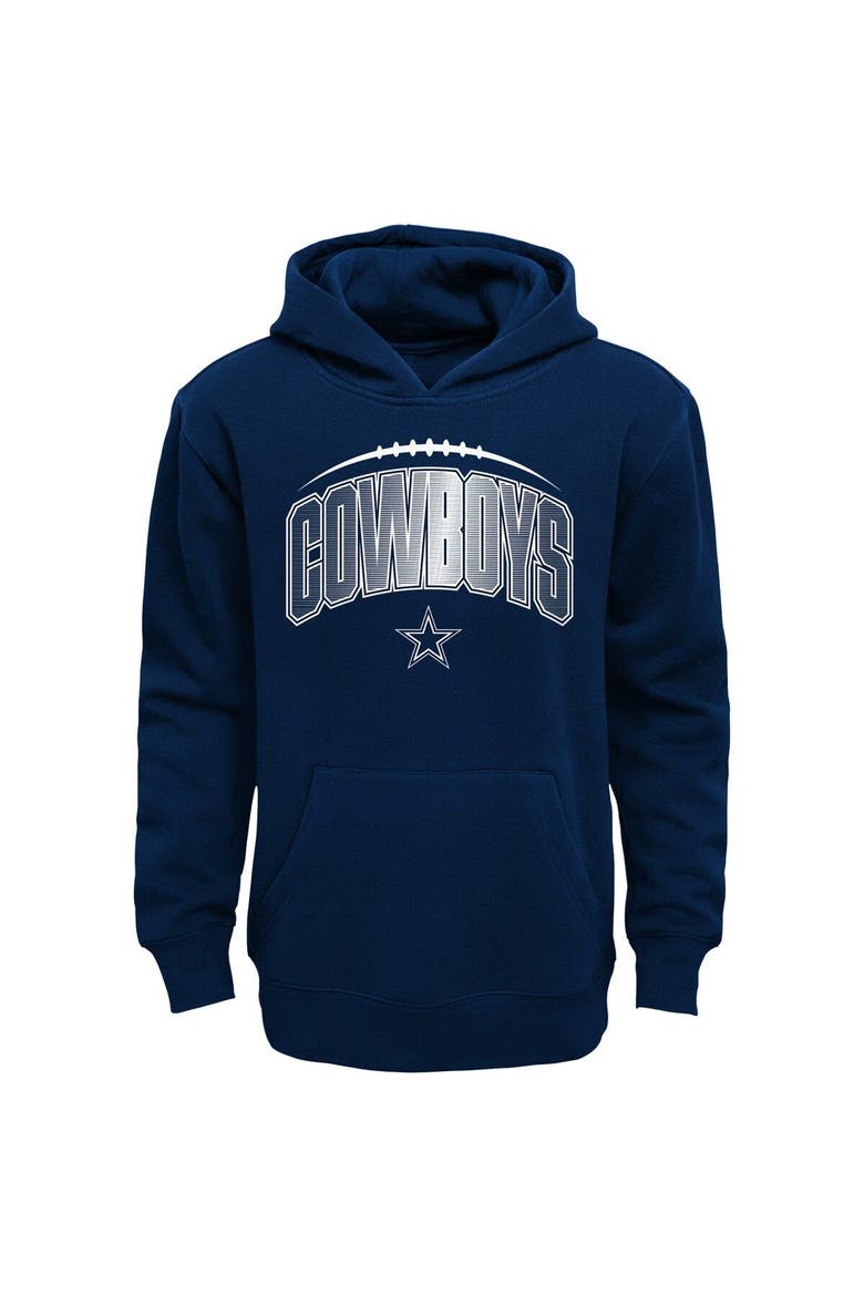 Toddler Navy/Heather Gray Dallas Cowboys Double-Up Pullover Hoodie & Pants Set, Alternate, color, Navy