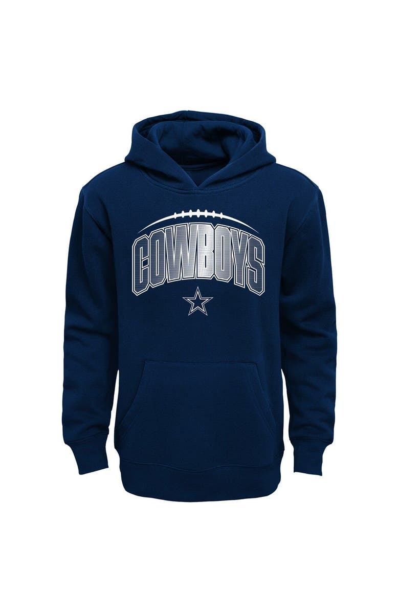 Outerstuff Toddler Navy/Heather Gray Dallas Cowboys Double-Up Pullover Hoodie & Pants Set, Alternate, color, 
