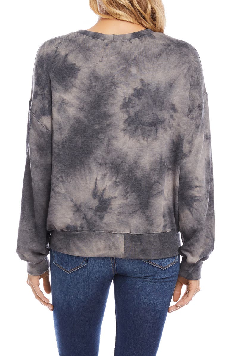 Karen Kane Tie Dye Sweatshirt, Alternate, color,