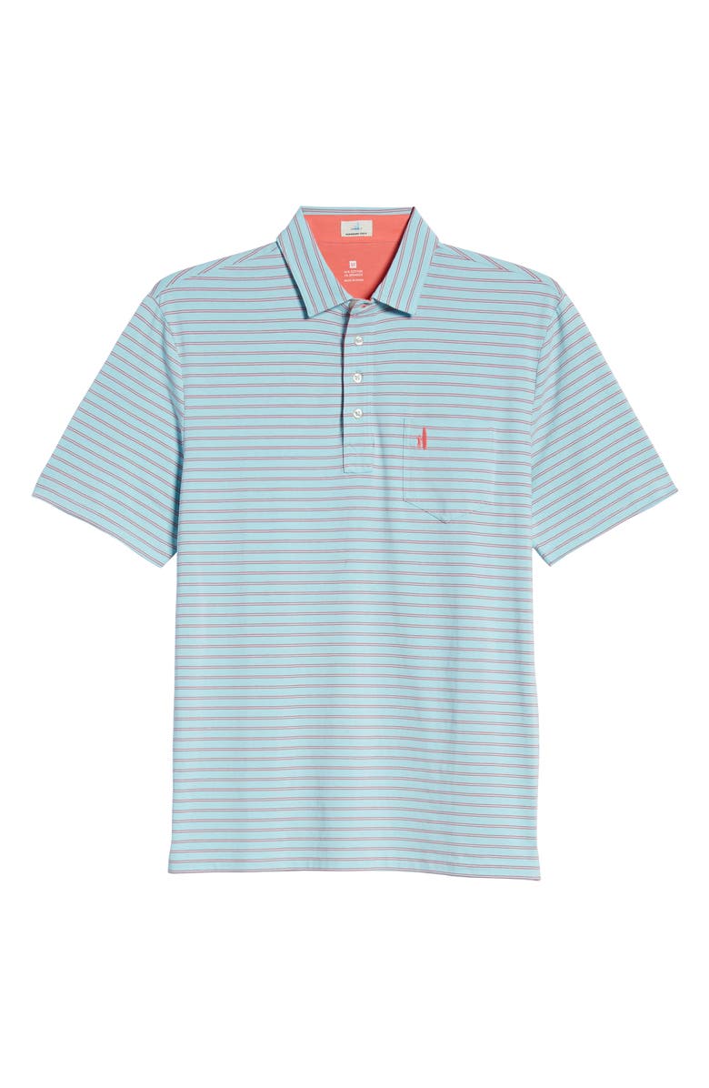 johnnie-O Hangin' Out Marfa Stripe Pocket Polo, Alternate, color, 