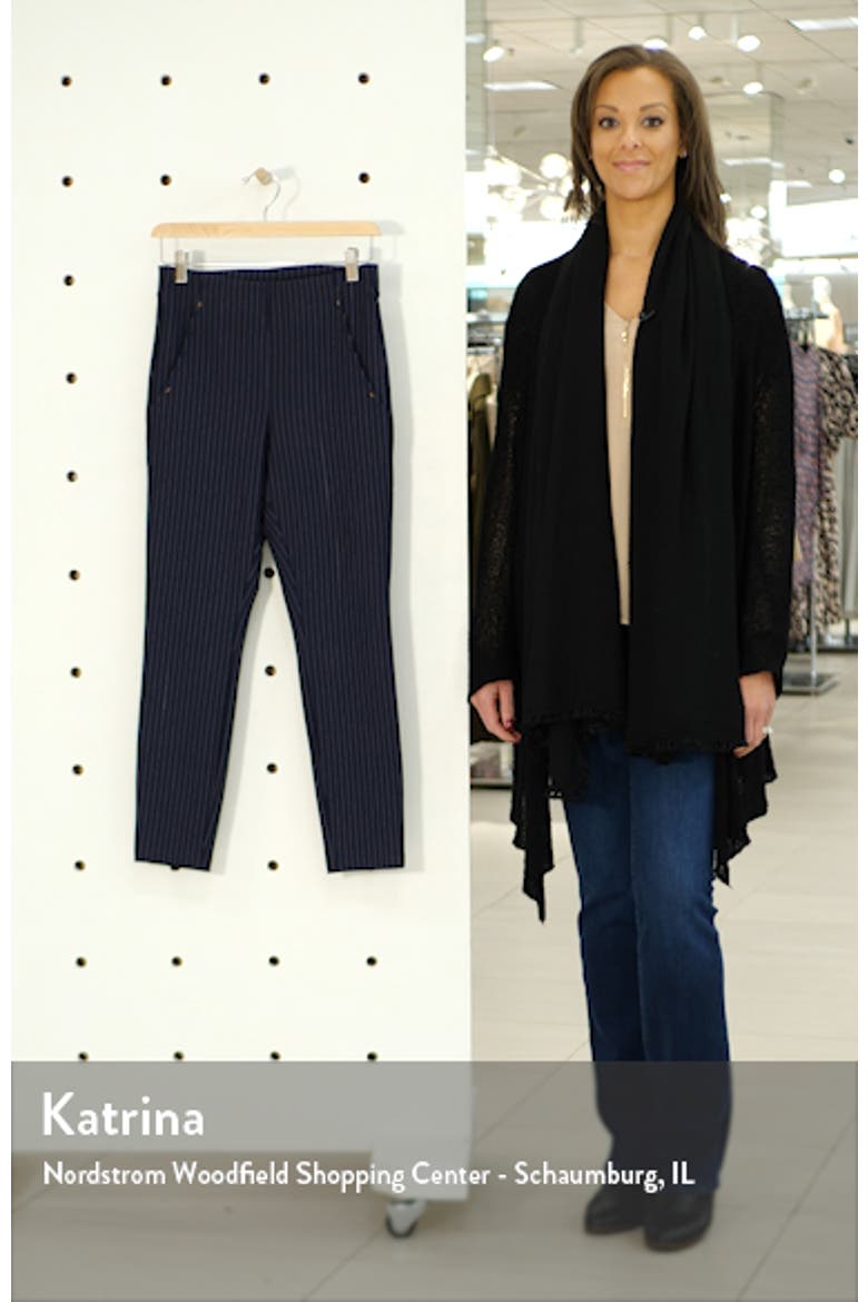 Pinstripe Ponte Skimmer Leggings video