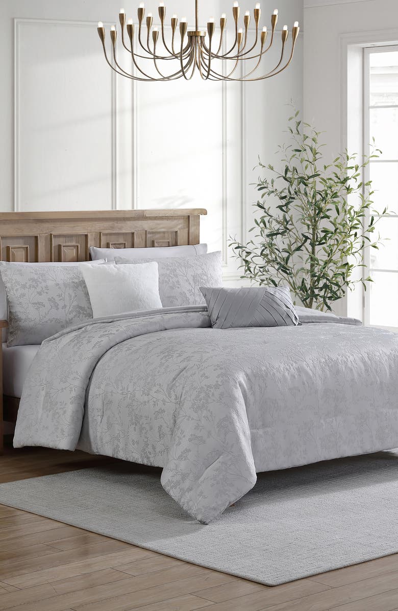 Tahari Nikka 5-Piece Comforter Set, Alternate, color, Antarctica