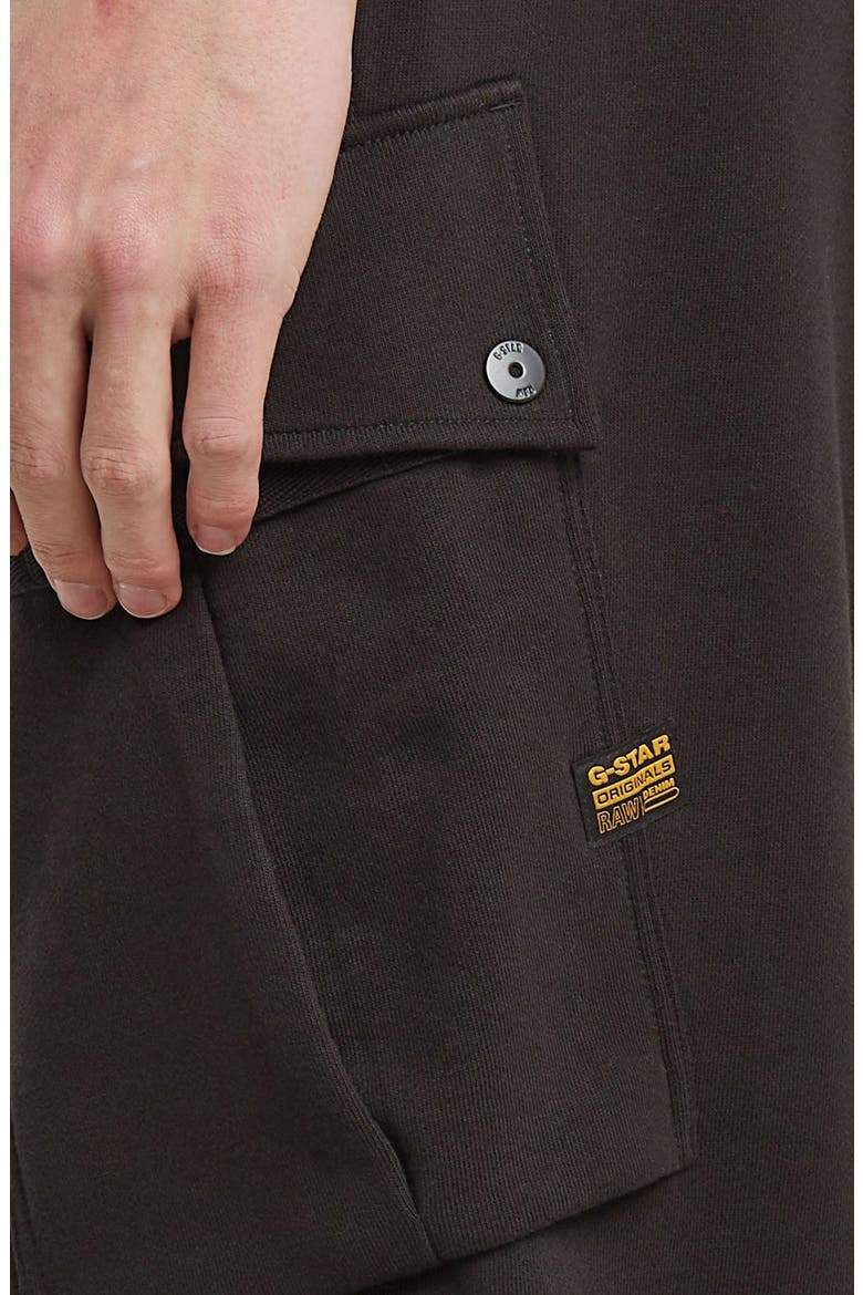 Rovic Zip 3D Loose Cargo Joggers, Alternate, color, DARK BLACK